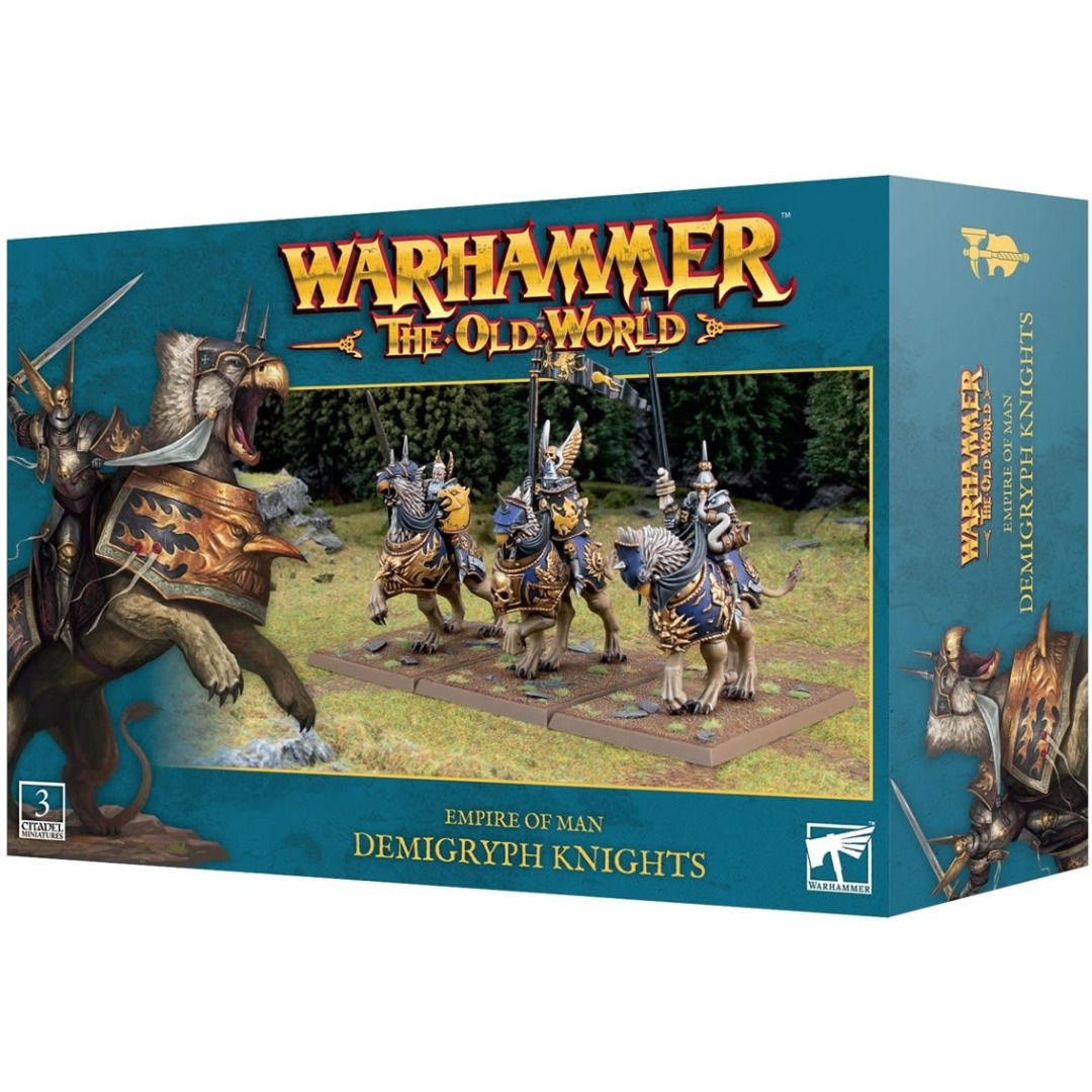 6e6b6918f67d8f329259f4e0dc811bc7-1.jpg Warhammer The Old World Empire Of Man Demigryph Knights (06-107) - Image 1
