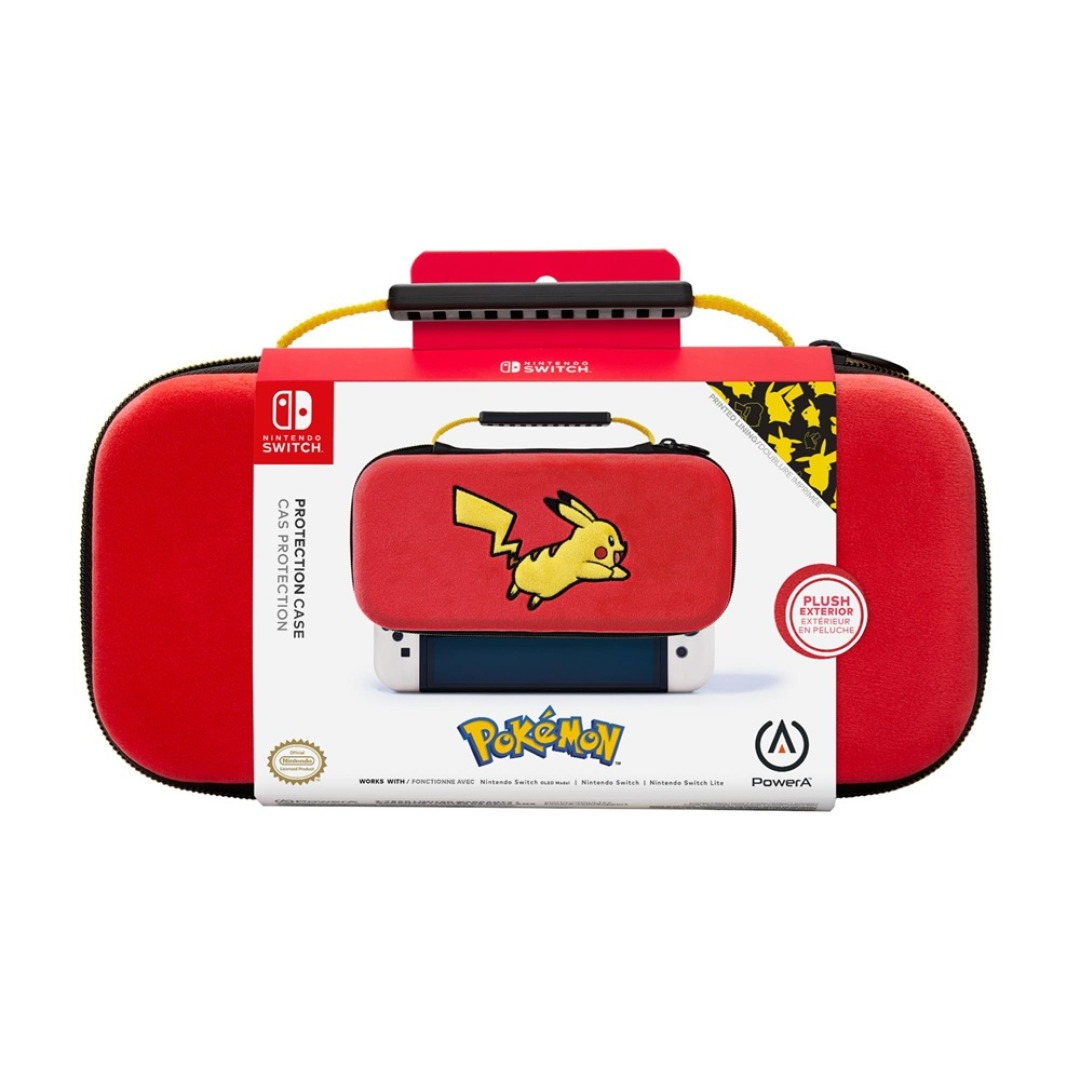 6ee02948d200bd79e71998ccf21a3146.jpg PowerA Nintendo Switch Protection Case Pikachu Jump - Image 1