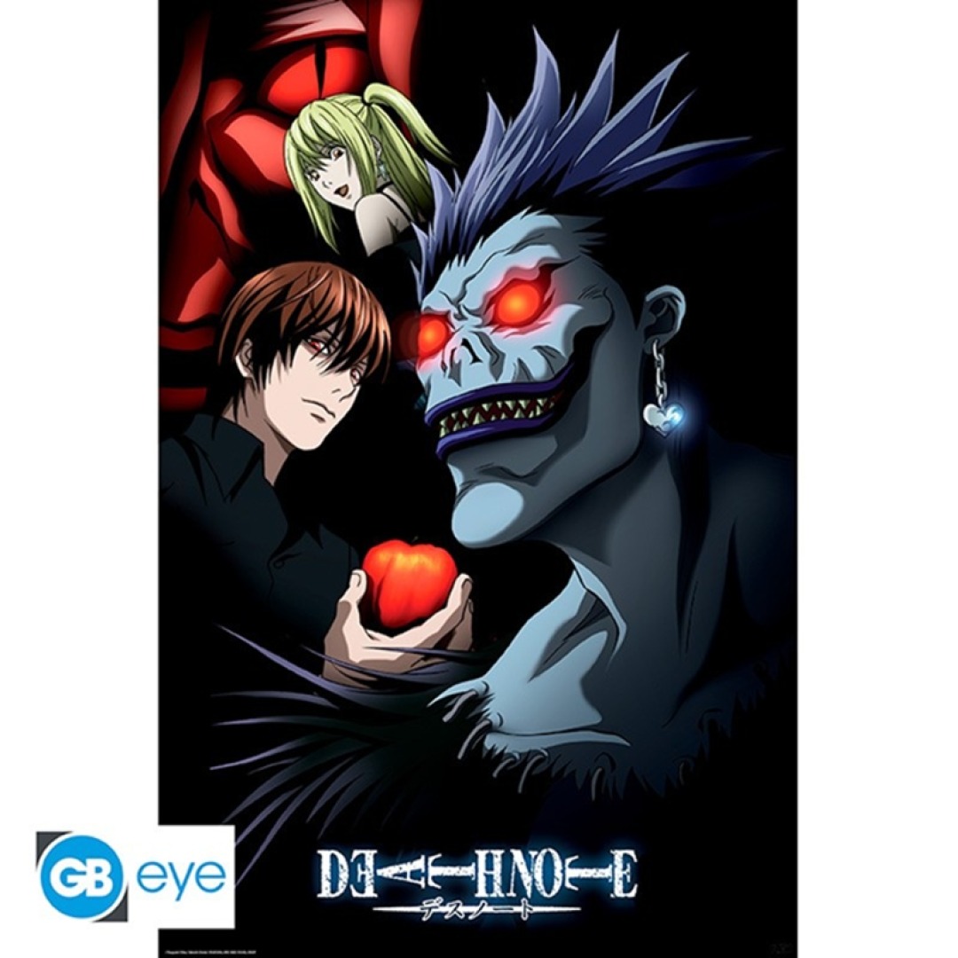 6ef42fa256d79add66487b3123f598ec-1.jpg Death Note Group Poster 91x61cm - Image 1