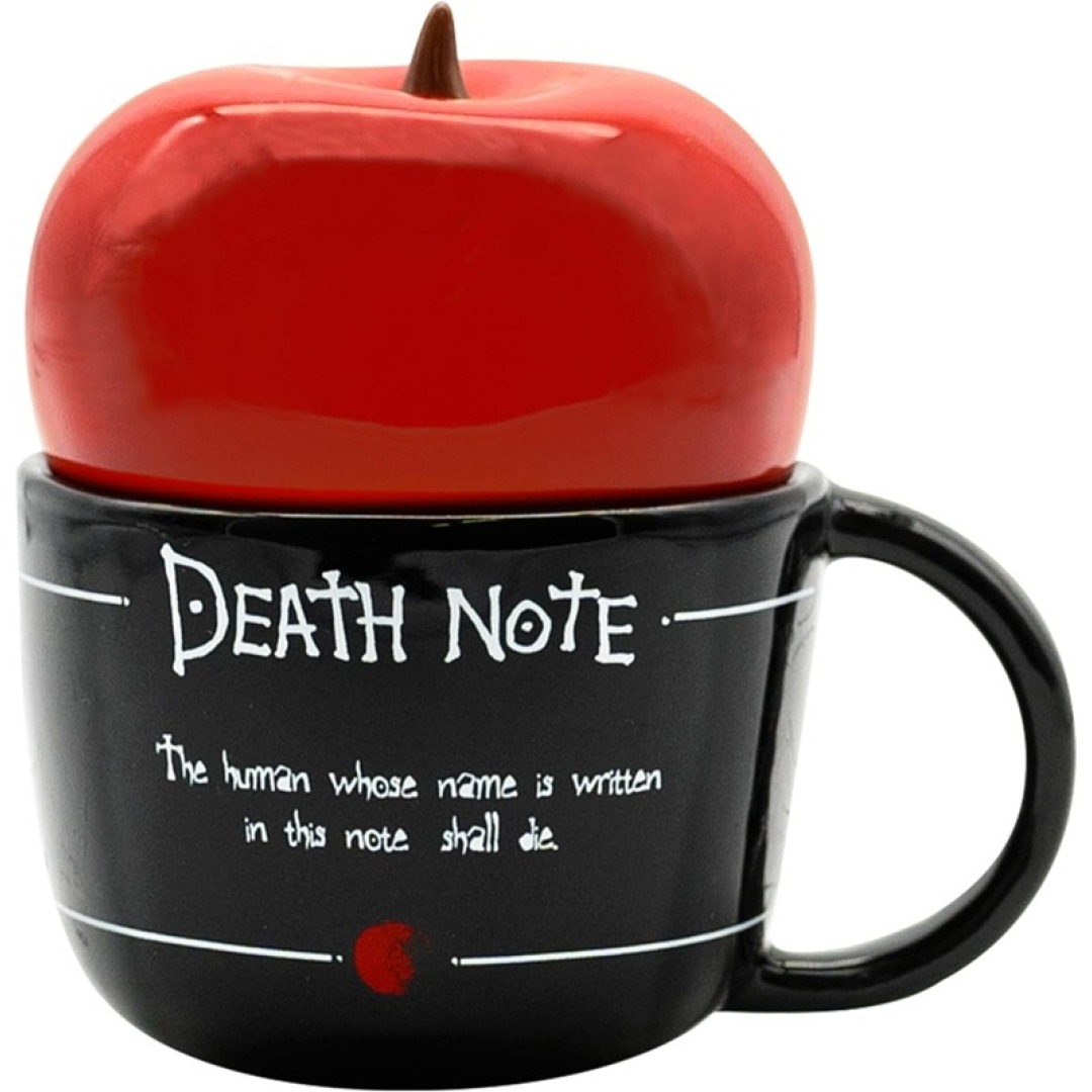 71a71c96f176b593759c8e061d3d9612-1.jpg Death Note Apple 3D Mug - Image 1