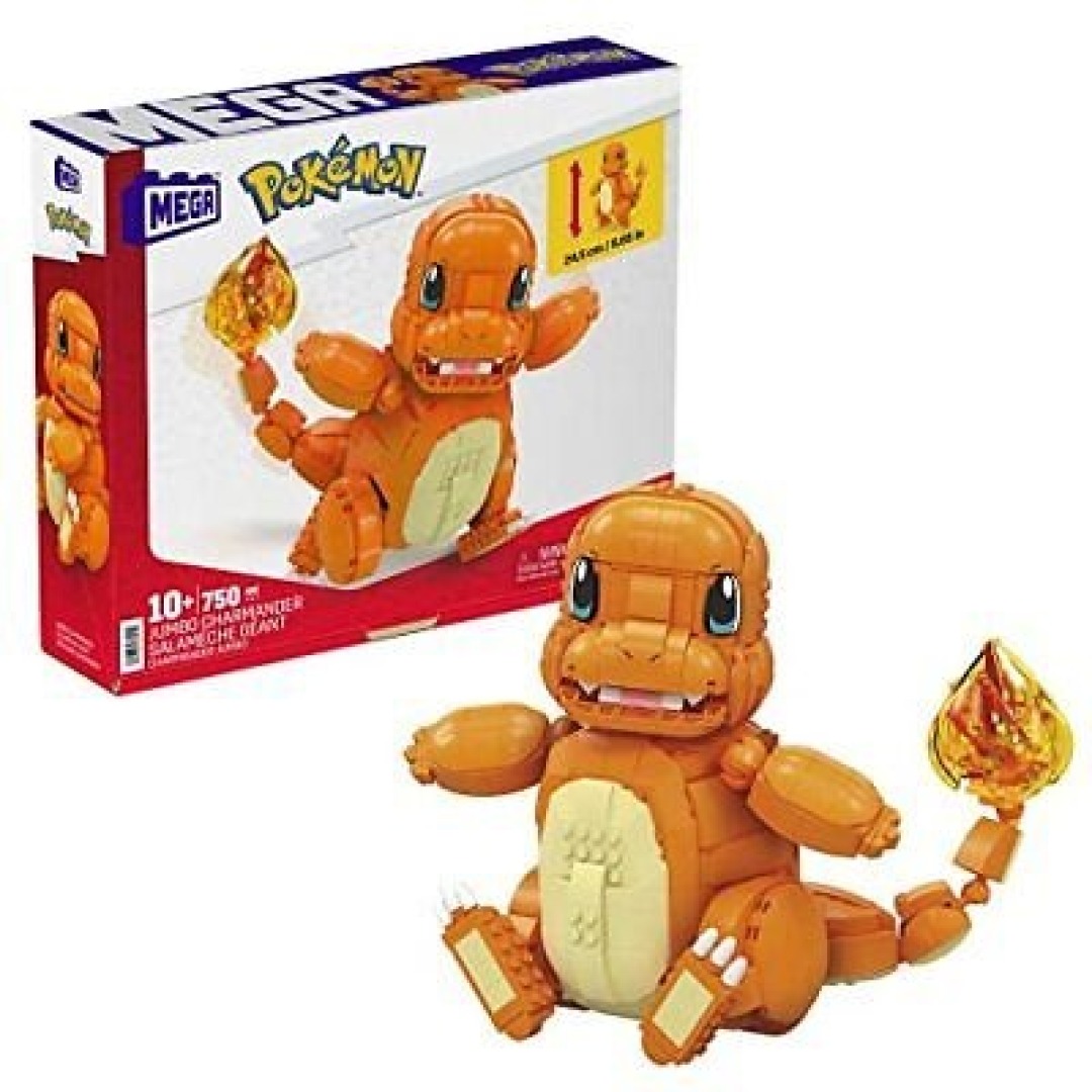 71fb1a476083fc7509371a01632f9606.jpg Pokemon Jumbo Charmander Mega Blocks - Image 1