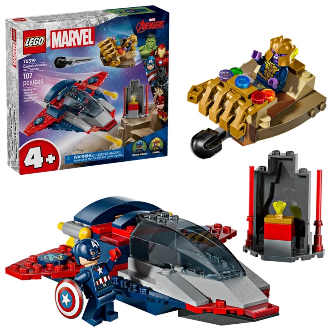7241cf60070bdc9b86a0bd92b4f2254a.jpg LEGO Marvel 76319 Captain America vs Thanos - Image 1