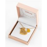 Disney Winnie The Pooh Love Necklace in Brass Plated