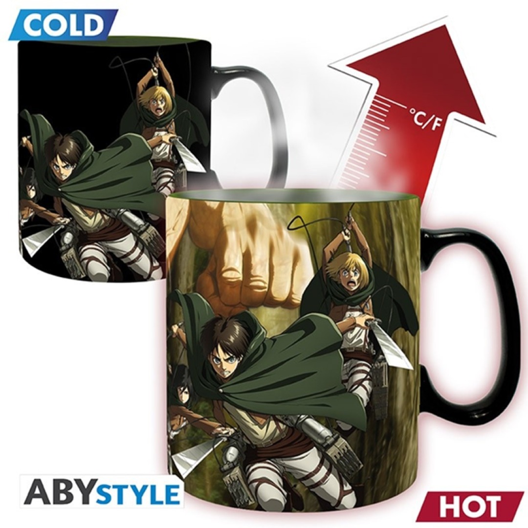 729c0b3788bd3ec94fbd0e306d362fb9-1.jpg Attack On Titan Season 3 Heat Change Mug 460ml - Image 1