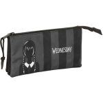 Wednesday Triple Pencil Case