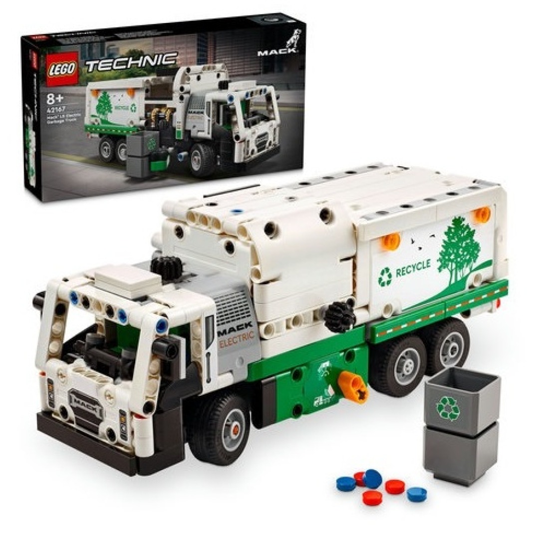 737151f9eff70e343e781d9cfb2dfc3a.jpg LEGO Technic 42167 Mack LR Electric Garbage Truck - Image 1