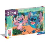 Disney Stitch & Angel Maxi Super Color Puzzle 60 Pieces