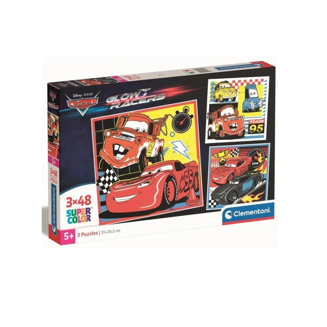 74dfc885a63fd8aebf6378dd4033084d.jpg Disney Cars 3 Puzzle 48 Pieces Set - Image 1