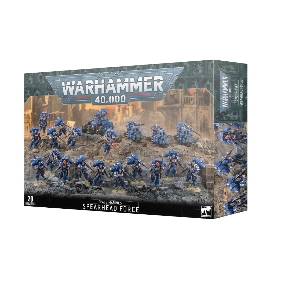 768d74278397aefb0d9b7c521fcd4574-1.jpg Warhammer 40,000 Space Marines Spearhead Force Battleforce (55-69) - Image 1