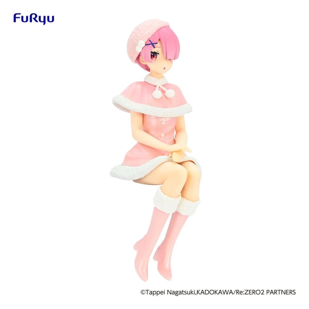 770ab8429a24a2d3867f76dada96ed2c.jpg Re Zero Ram "Snow" Noodle Stopper Furyu Statue - Image 1