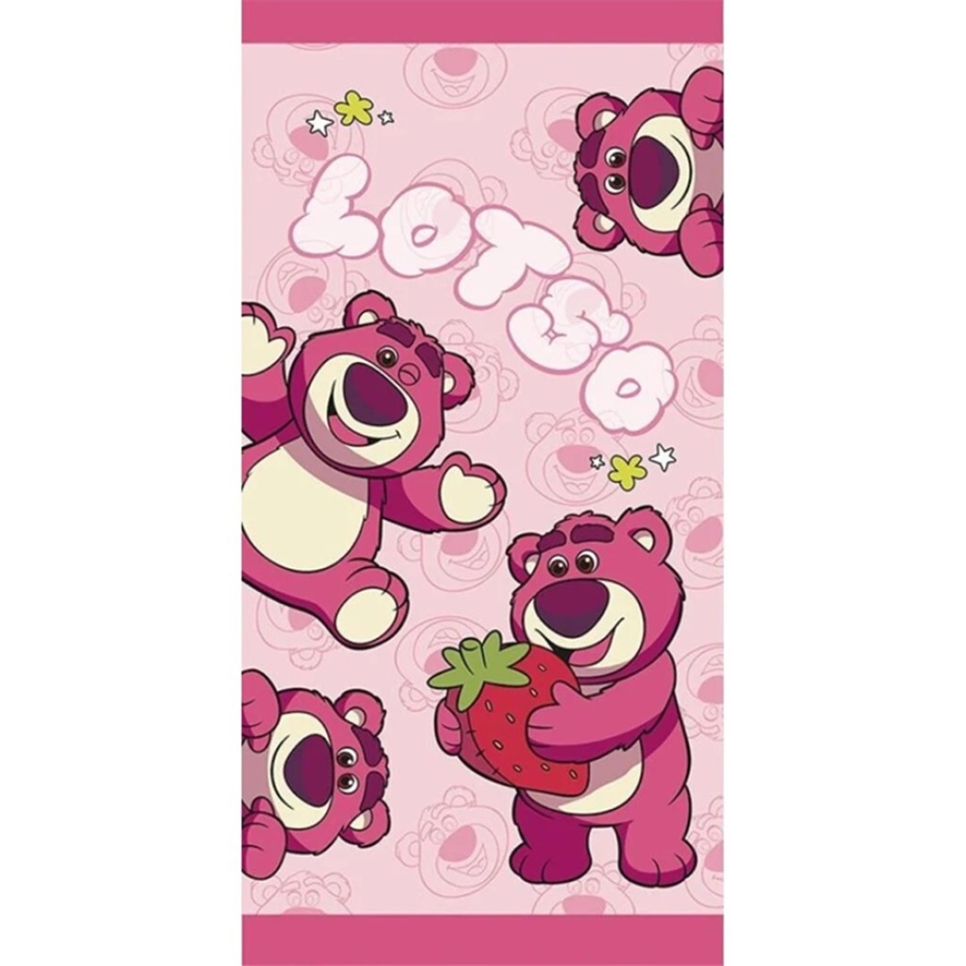 770eb050d0f2f56c46e5b117221b762e.jpg Disney Toy Story Lotso Beach Towel 70x140cm - Image 1
