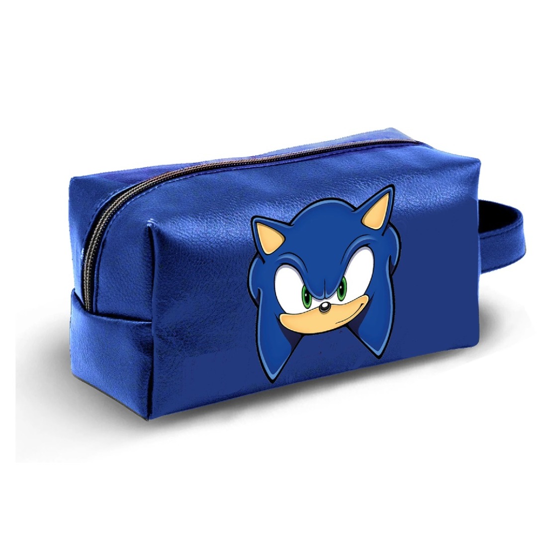 7772ce6972b543b453caaa8a92d53f43.jpg Sonic The Hedgehog Heady Toiletry Bag "Brick" - Image 1