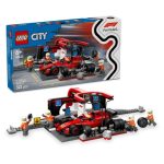 LEGO City 60443 F1 Pit Stop & Pit Crew with Ferrari Car