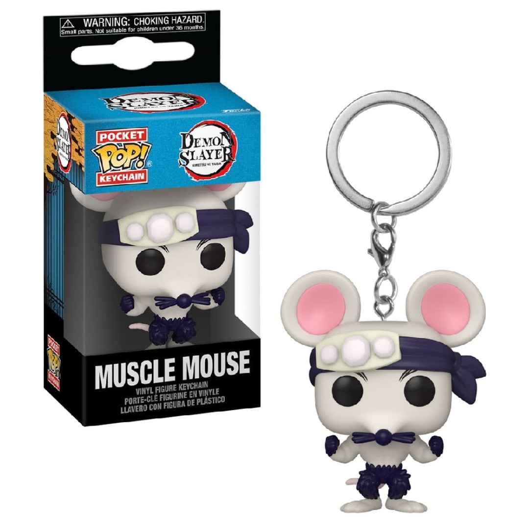 77f0bfcc26dddb02503680f56ac9b9d7.jpg Pocket POP! Keychain Demon Slayer - Muscle Mouse - Image 1