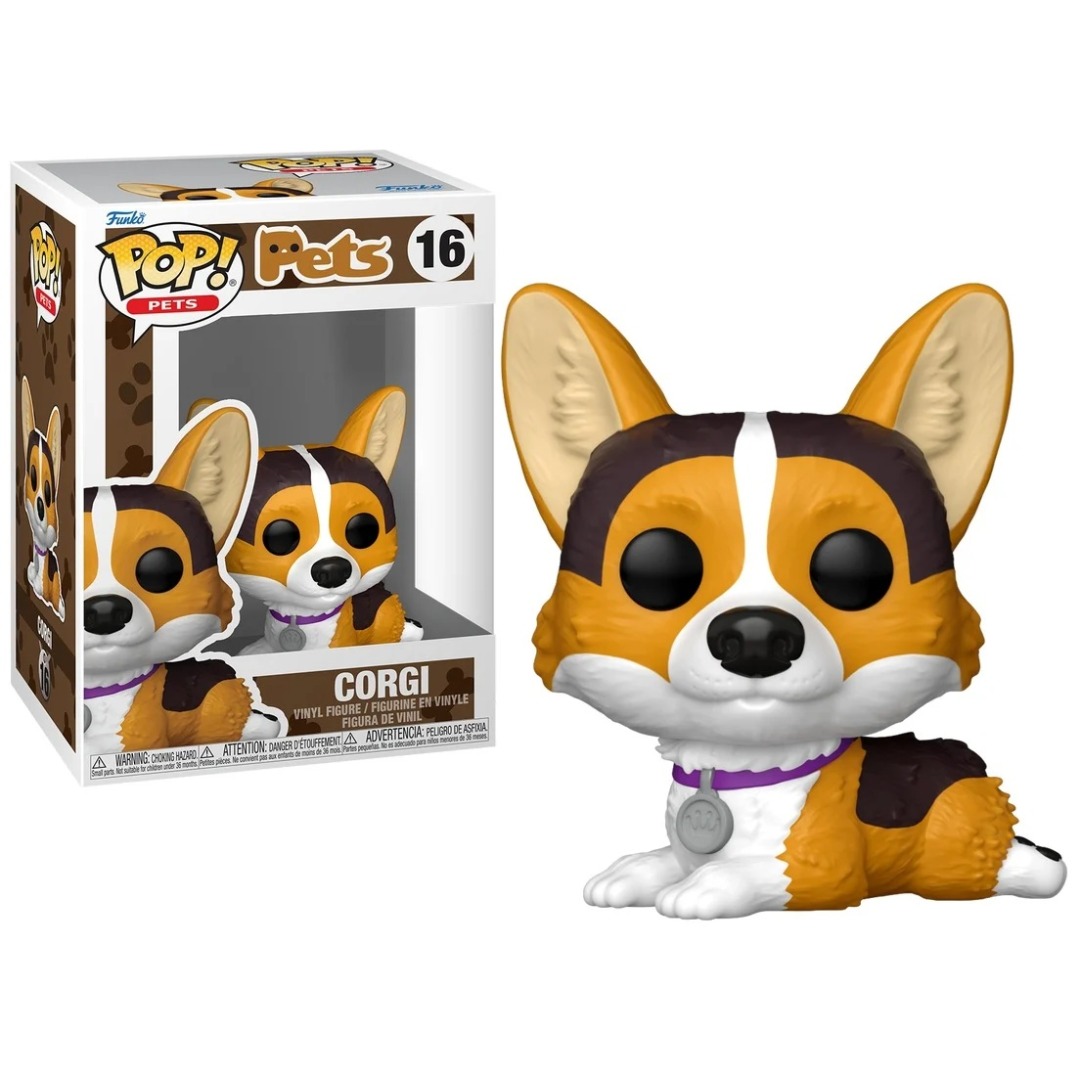 7828aed97beccf360dc8d698ef0bf981.jpg Funko POP! Pets N° 16 - Corgi - Image 1