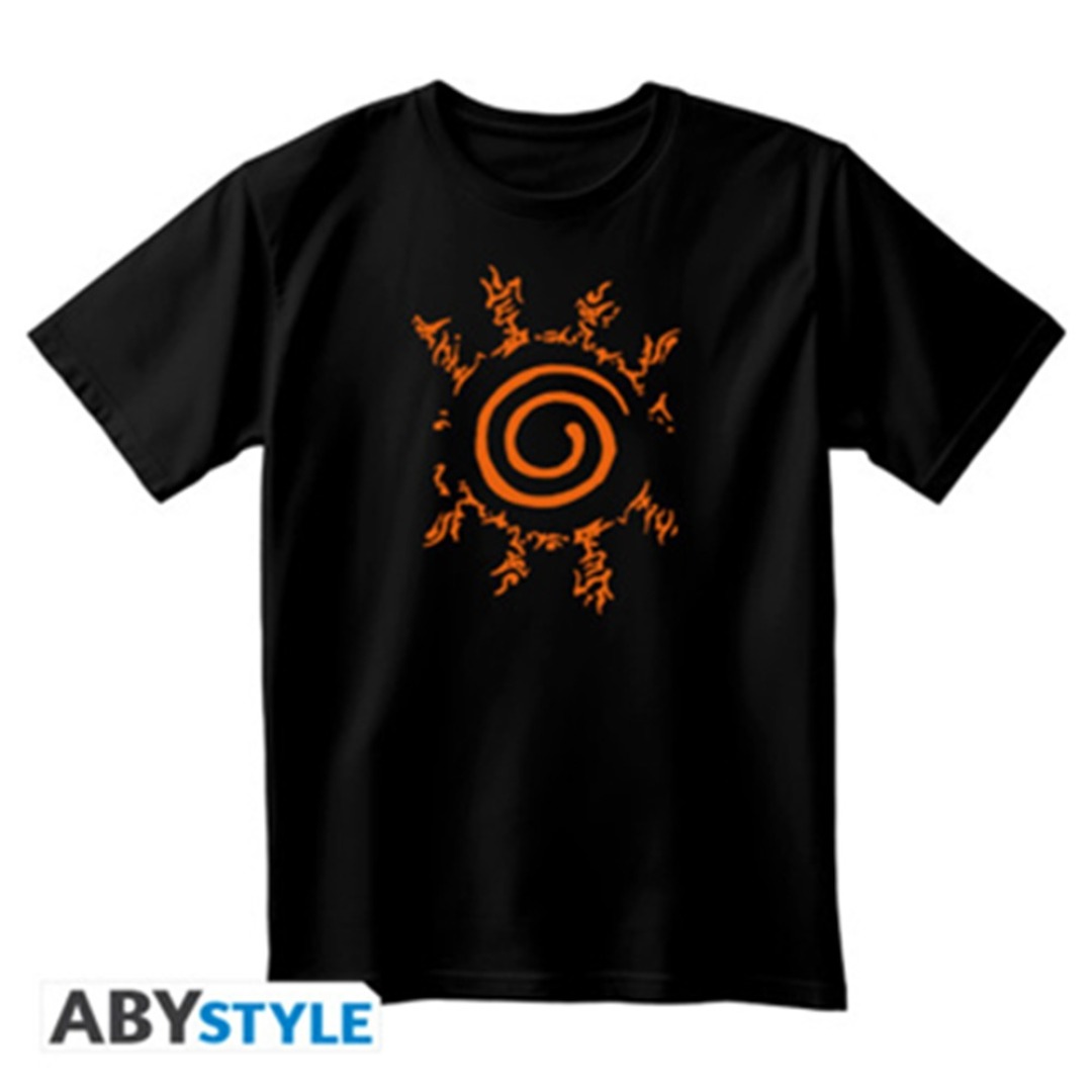 7a2a703e21e63fc110a7fd829e824b4b-1.jpg Naruto Shippuden Seal Black T-Shirt (XL) - Image 1