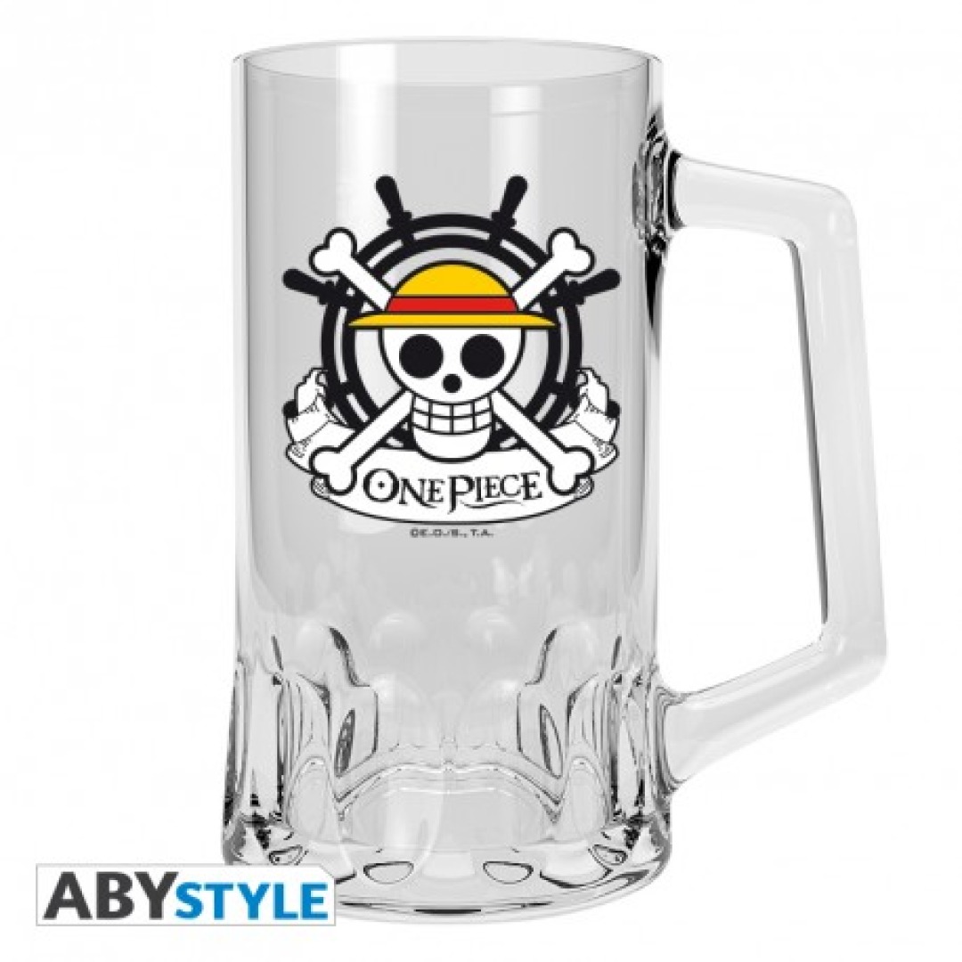 7ca8e386181671ad58edc5201facf53a.jpg One Piece Skull Luffy Tankard - Image 1
