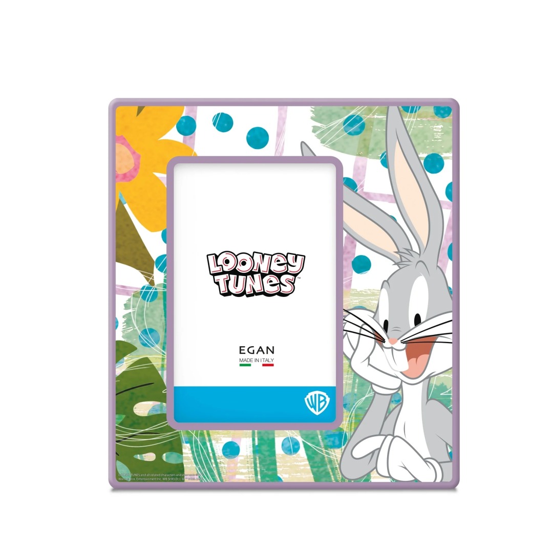 7cae2013123135ce5dc5069e3140da18.jpg Looney Tunes Bugs Bunny Ceramic Photo Frame 20x18cm - Image 1
