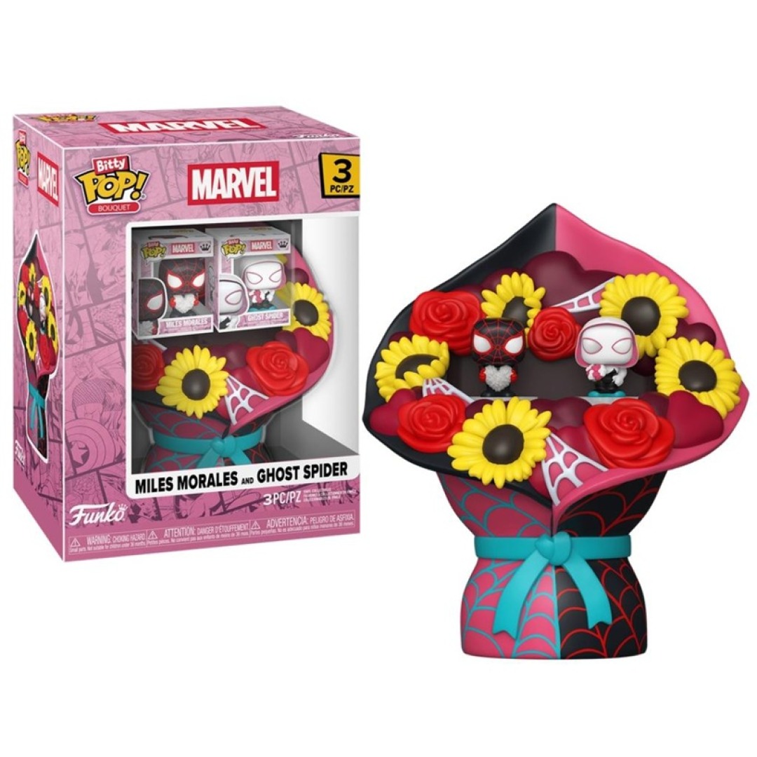 7ce03aa8def2cc2d97256030c8d5f272.jpg Funko Bitty POP! Marvel Miles Morales and Ghost Spider - Image 1
