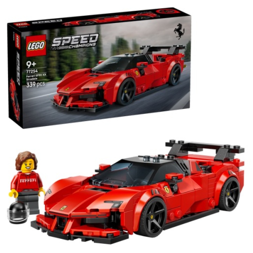 7d9f46d915e93bf87849752ab176a8ce.jpg LEGO Speed Champions 77254 Ferrari SF90 XX Stradale Sports Car - Image 1