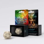 Q-Workshop D20 Level Counter Beige & Black Die