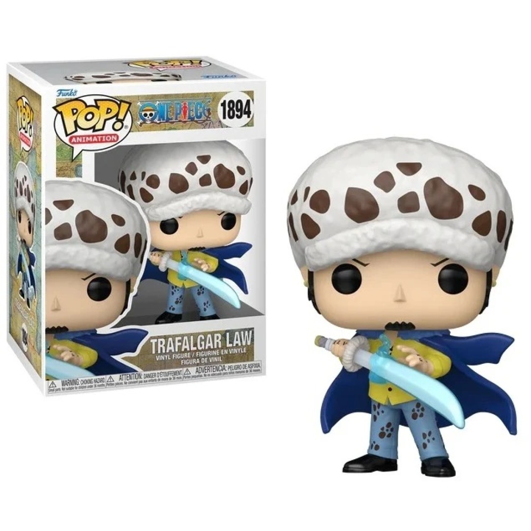 7ec891a7f412b79be2c7c2bca435bfea.jpg Funko POP! One Piece N° 1894 - Trafalgar Law - Image 1