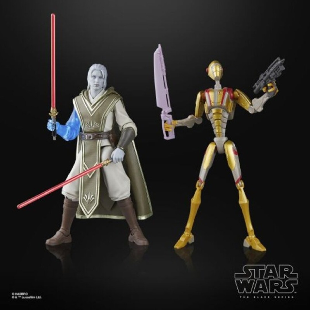 7fb5e92fedfd4115134792f18d62d13a-1.jpg Star Wars Jedi Survivor Dagan Gera & BX Droid Black Series Hasbro Figure - Image 1