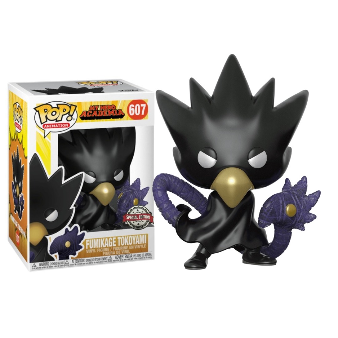 7fd636ea5ed761e74d66737f7286a409.jpg Funko POP! My Hero Academia N° 607 - Fumikage Tokoyami Exclusive - Image 1