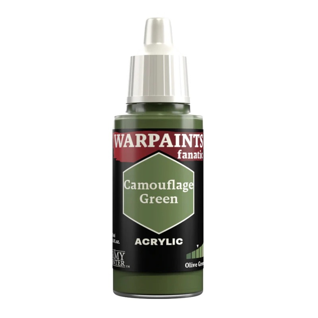 7fe4a0f183e233ea16f49dc161a0f3bf.jpg The Army Painter Warpaints Fanatic: Camouflage Green - Image 1