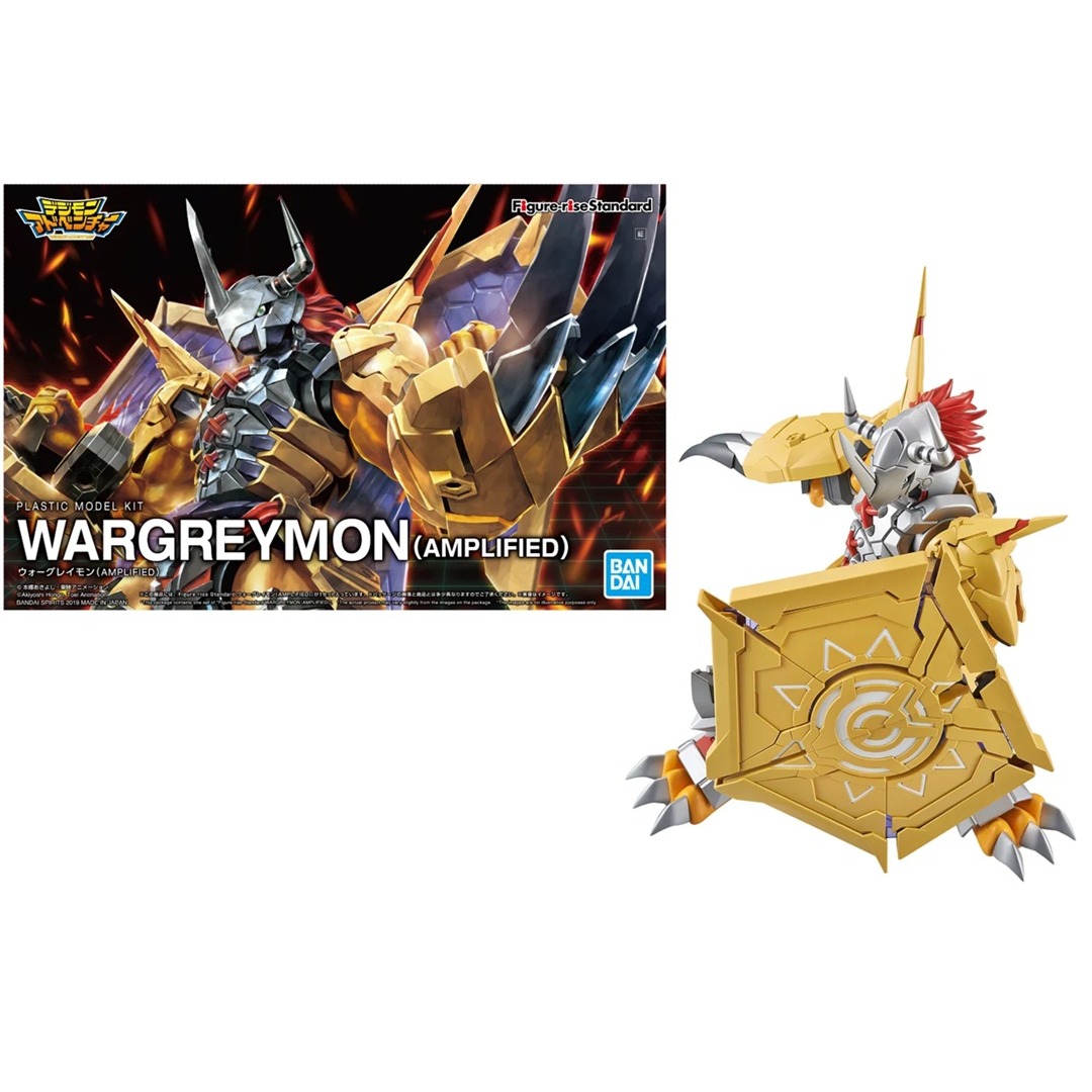 814b34ab7f1b3427e4c26866650d513b.jpg Digimon Wargreymon Amplified Figure-Rise Standard Bandai Model Kit - Image 1