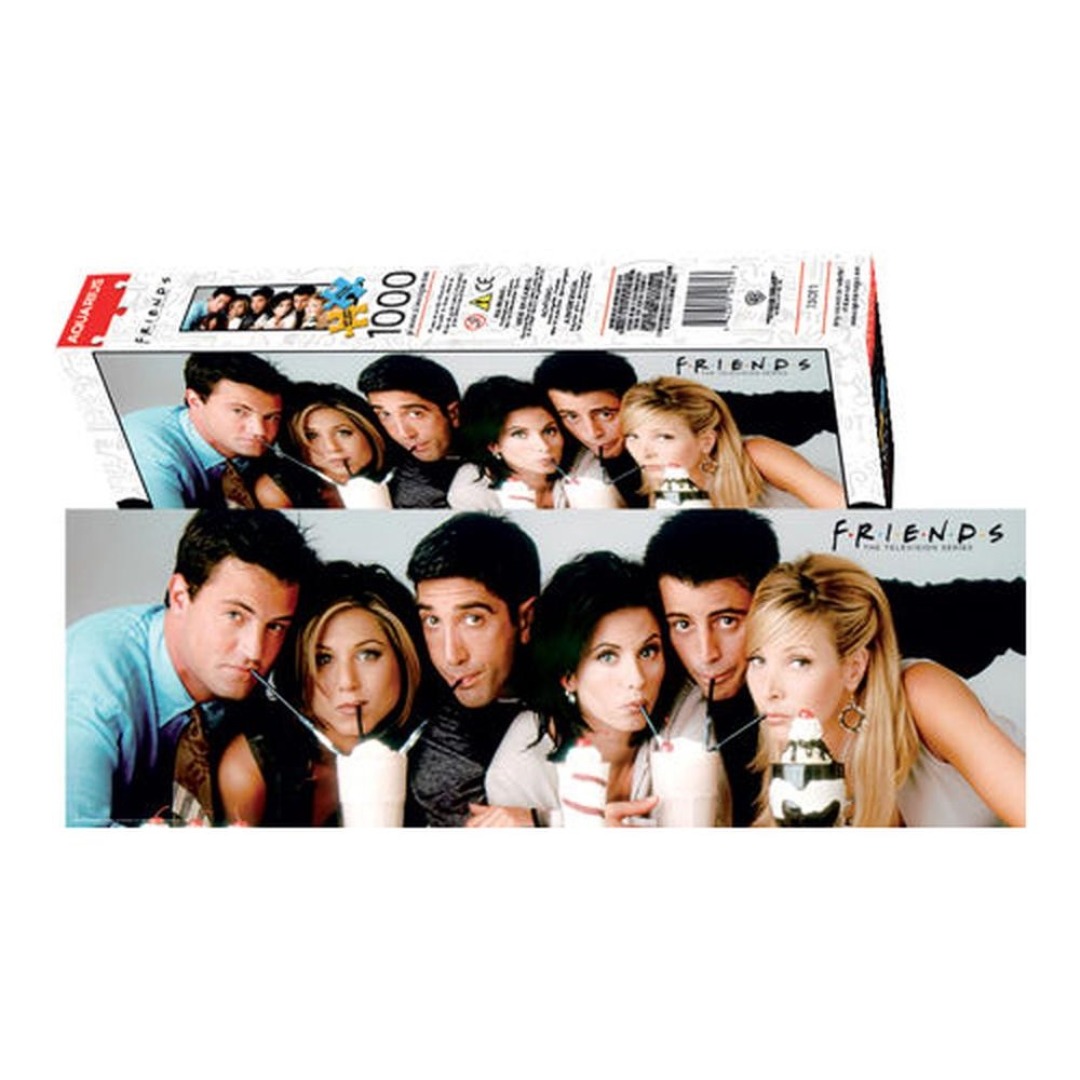 81849f9fc133d7804277f1ccdf105187-1.jpg Friends Slim Shake Puzzle 1000 Pieces - Image 1