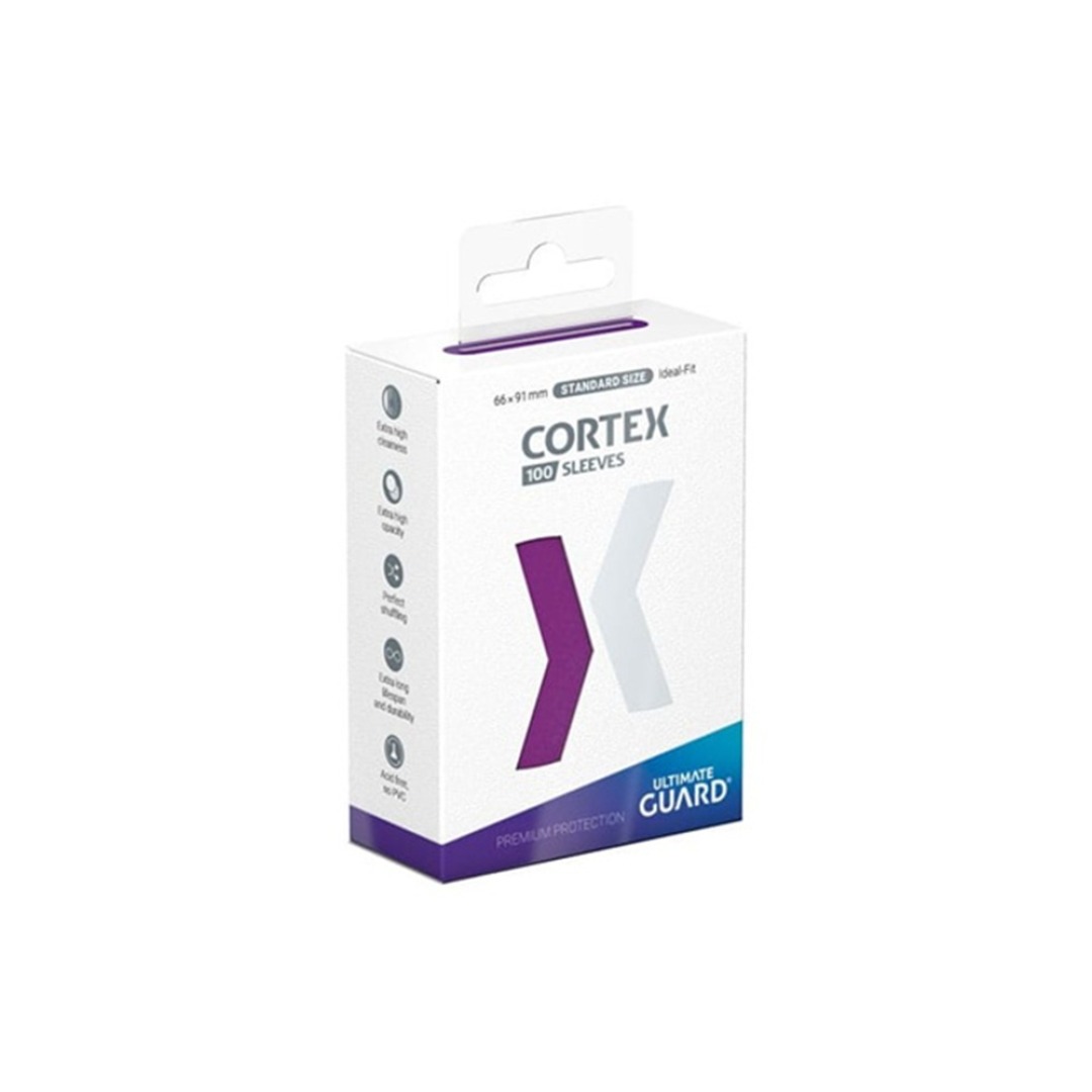 8192d2e8eee68a21defb6bd6b3a94d6a.jpg Ultimate Guard Purple Cortex Sleeves Standard Size (100 Sleeves) - Image 1