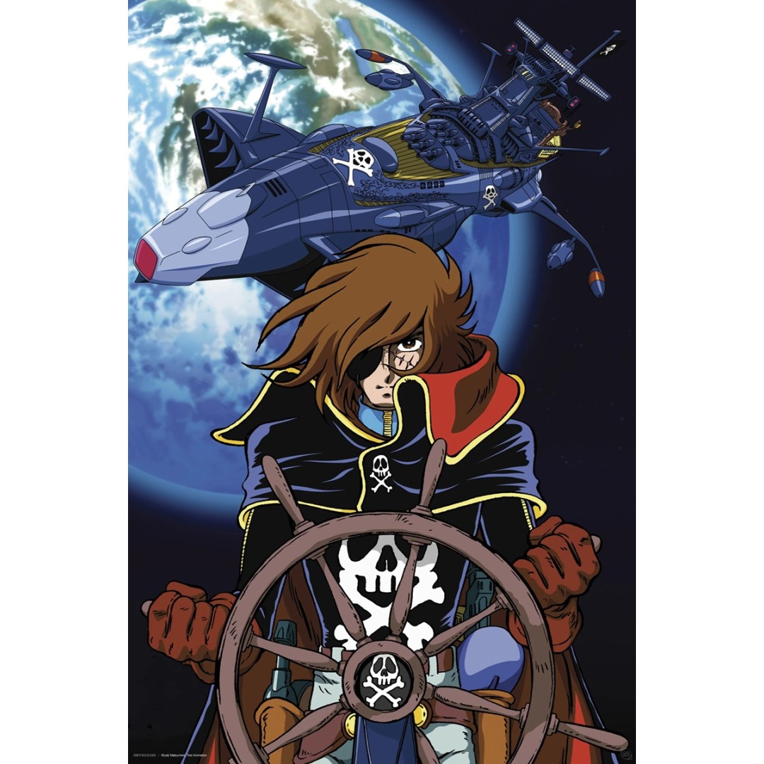 82c3d13be8b55e7d5d94b7d63234b95d-1.jpg Captain Harlock Poster 91x61cm - Image 1
