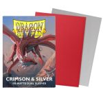 Dragon Shield Crimson & Silver Matte Dual Sleeves (100ct)