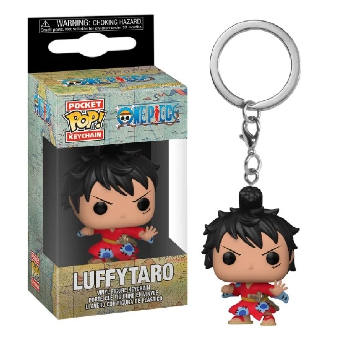 83d711fd91135bf5a0199a986823df11.jpg Pocket POP! Keychain One Piece - Luffytaro - Image 1