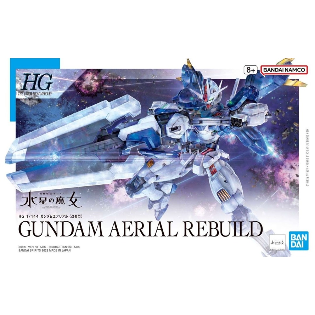 844f238f7652b87982dded04add28a15.jpg The Witch From Mercury Gundam Aerial Rebuild Bandai Model Kit - Image 1