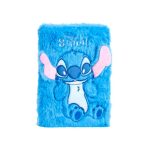 Disney Stitch Smiley Premium Fur Notebook Size A5