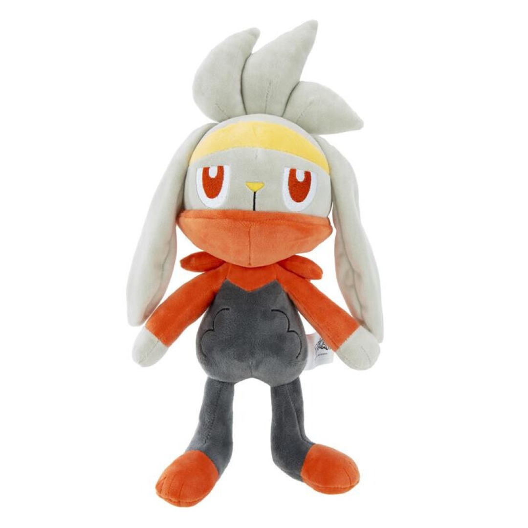 8522452b4e7fd854eab8feebf5ae064c.jpg Pokemon Raboot 12" Plush - Image 1
