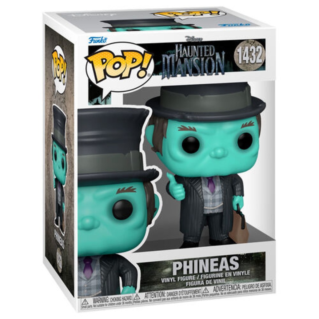 86bbd9ab84d15c8087e515ca14ac0f38.jpg Funko POP! Disney Haunted Mansion N° 1432 - Phineas - Image 1