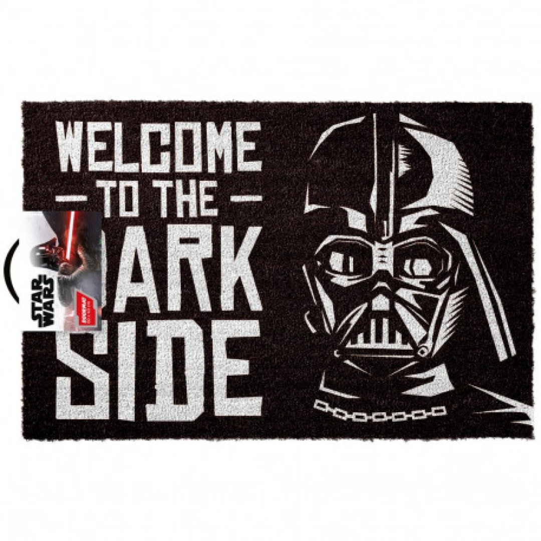 875df4ae5c057f628c9162b9783649ff.jpg Star Wars Welcome To The Dark Side Doormat - Image 1