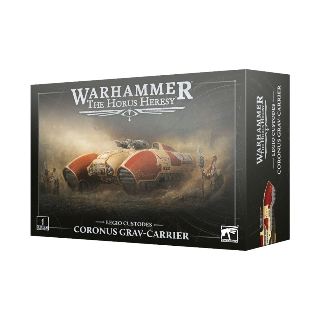 88a0883dce33021b252cd9dfa3e10d17.jpg Warhammer The Horus Heresy Legio Custodes Coronus Grav-Carrier (31-166) - Image 1