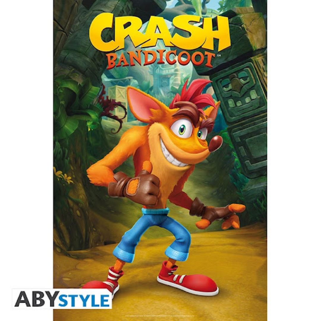8b6002b7603b9a8a46b02e574457eef7-1.jpg Crash Bandicoot Poster 91x61cm - Image 1