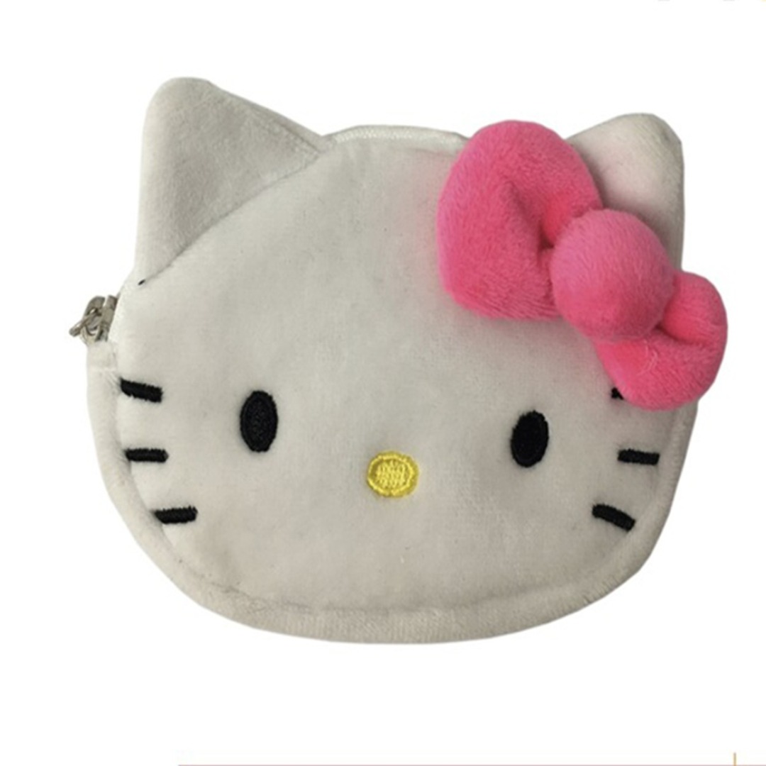 8bf12271735d00bd939963d8cbc75d36.jpg Hello Kitty Fluffy Coin Purse - Image 1
