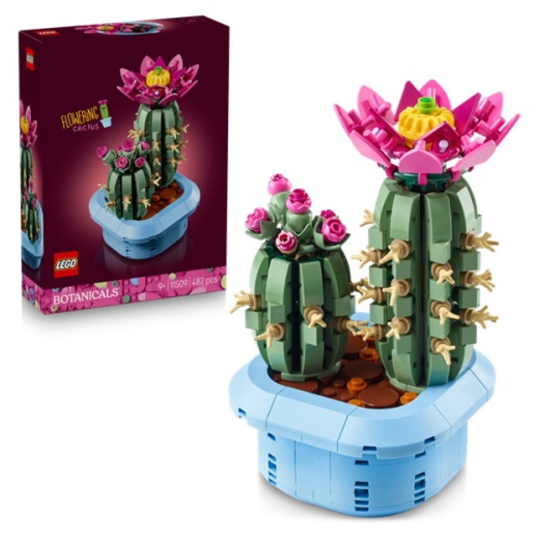 8c113f2900fa200bdfe7fd5ec82acb21.jpg LEGO Botanicals 11509 Flowering Cactus - Image 1