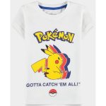 Pokemon Pika Silhoutte Girls T-Shirt (6 Years)