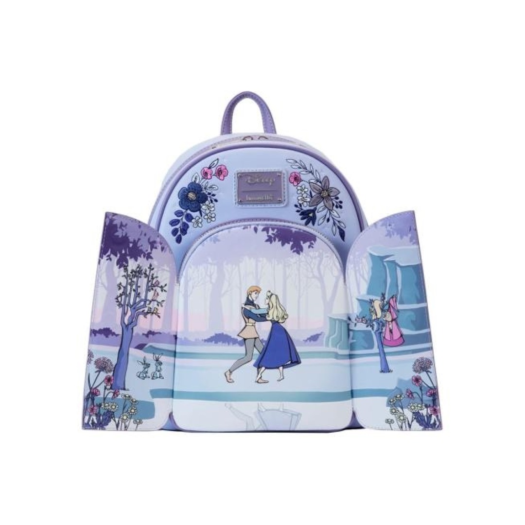 8e57b17ddc42e4b46f7e497245b11bdf.jpg Disney Sleeping Beauty 65th Anniversary Loungefly Backpack - Image 1