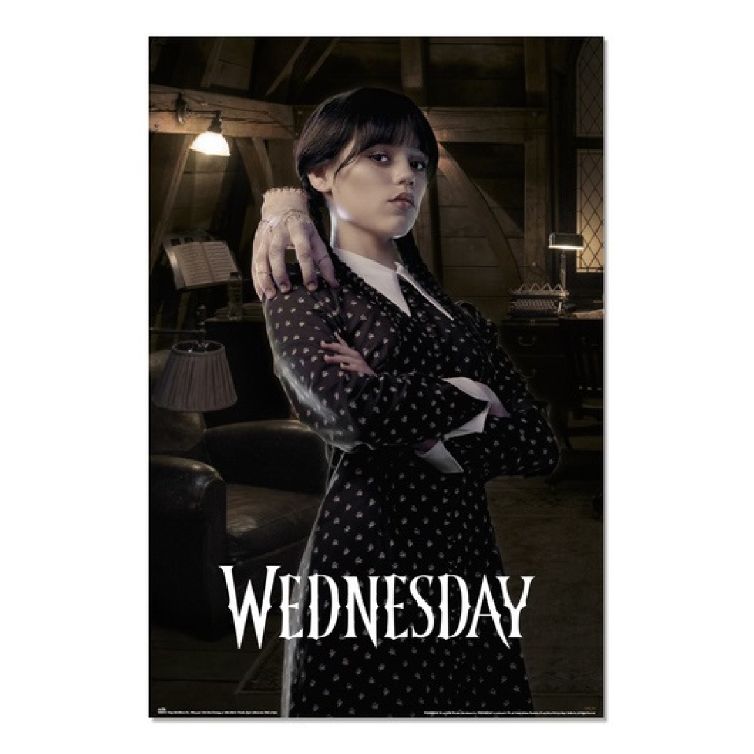 8e8fcdf5f0915363afe76d70da3d27e2.jpg Wednesday Thing & Wednesday Poster 61x91cm - Image 1