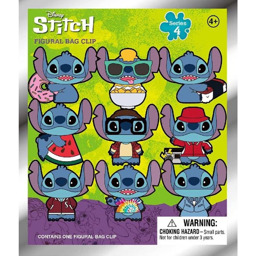 8f22cba6e1d3047138d7665f3ff41676.jpg Disney Stitch 3D Bag Clip Series 4 - Image 1