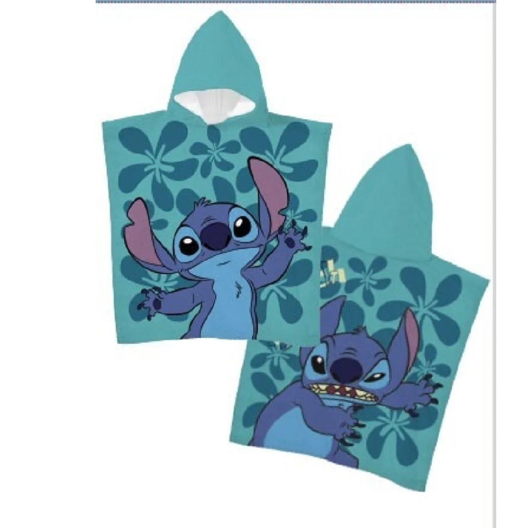 8f61eade620d5de696d6a5bc2b82b02e.jpg Disney Stitch Kid Poncho 55x110cm - Image 1
