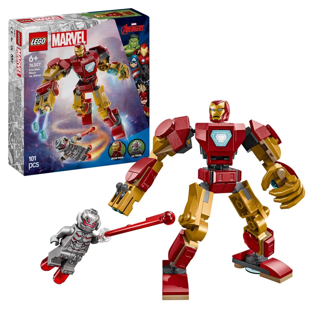 8fa60a52389f1e9e521463ee73605657.jpg LEGO Marvel 76307 Iron Man Mech vs Ultron - Image 1